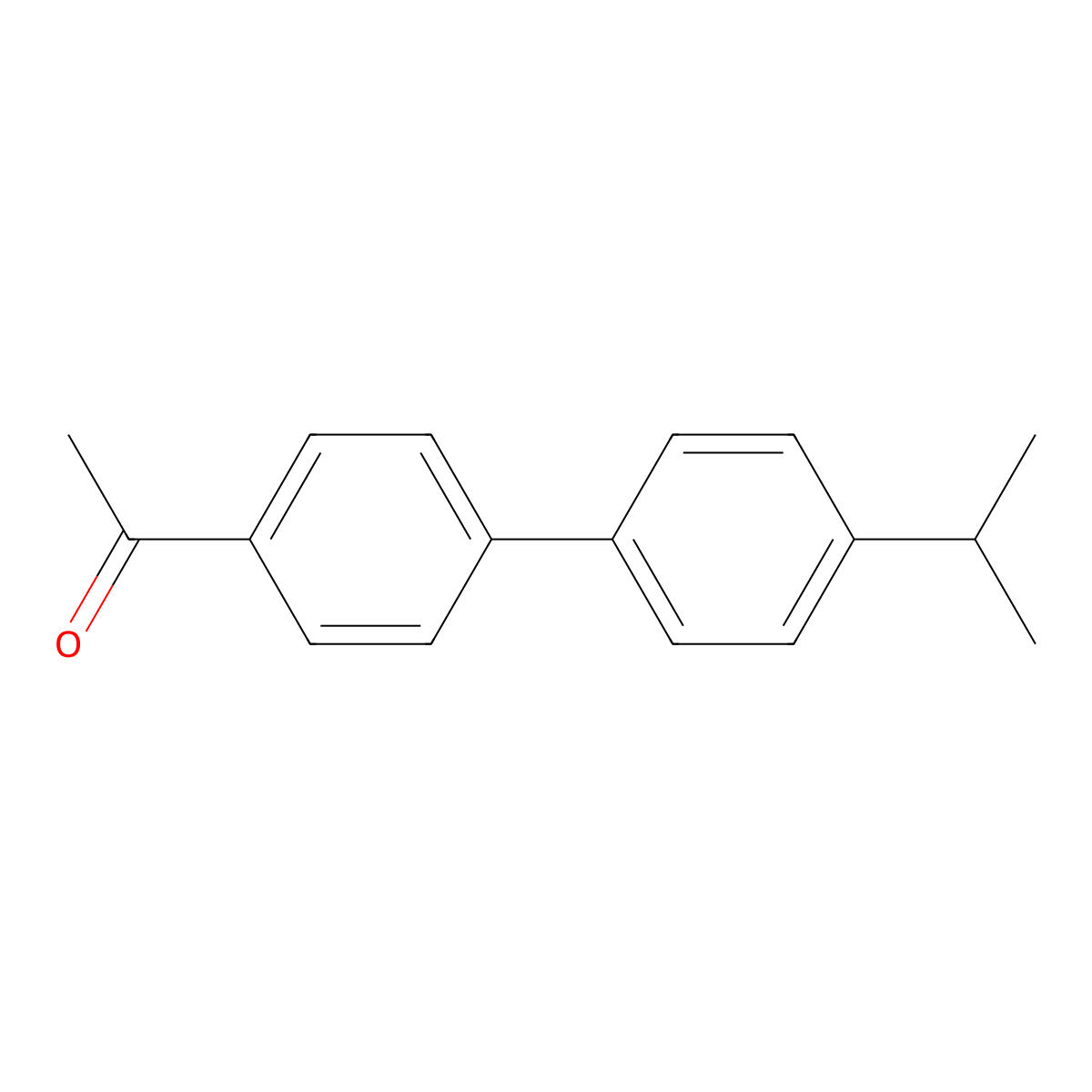1-(4'-(1-Methylethyl)biphenyl-4-yl)ethanone molecular structure, CAS 102714-30-7