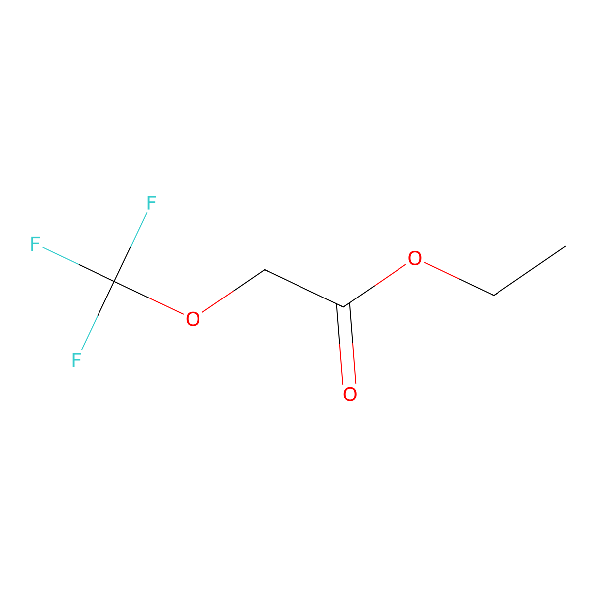 Ethyl 2-(trifluoromethoxy)acetate molecular structure, CAS 1027157-11-4