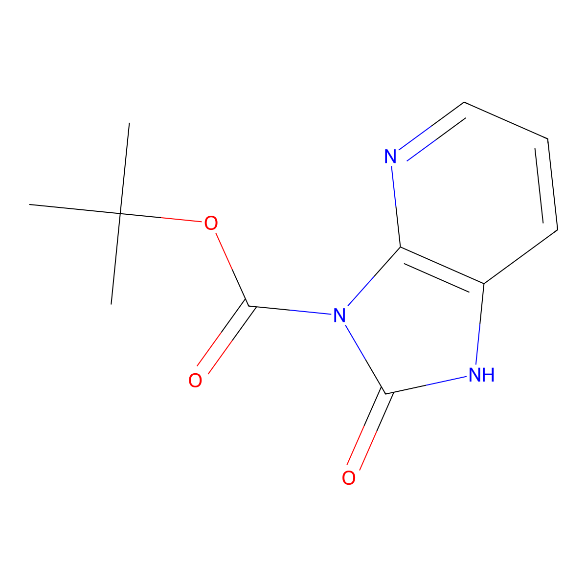 tert-Butyl 2-oxo-1H-imidazo[4,5-b]pyridine-3(2H)-carboxylate molecular structure, CAS 1027159-01-8
