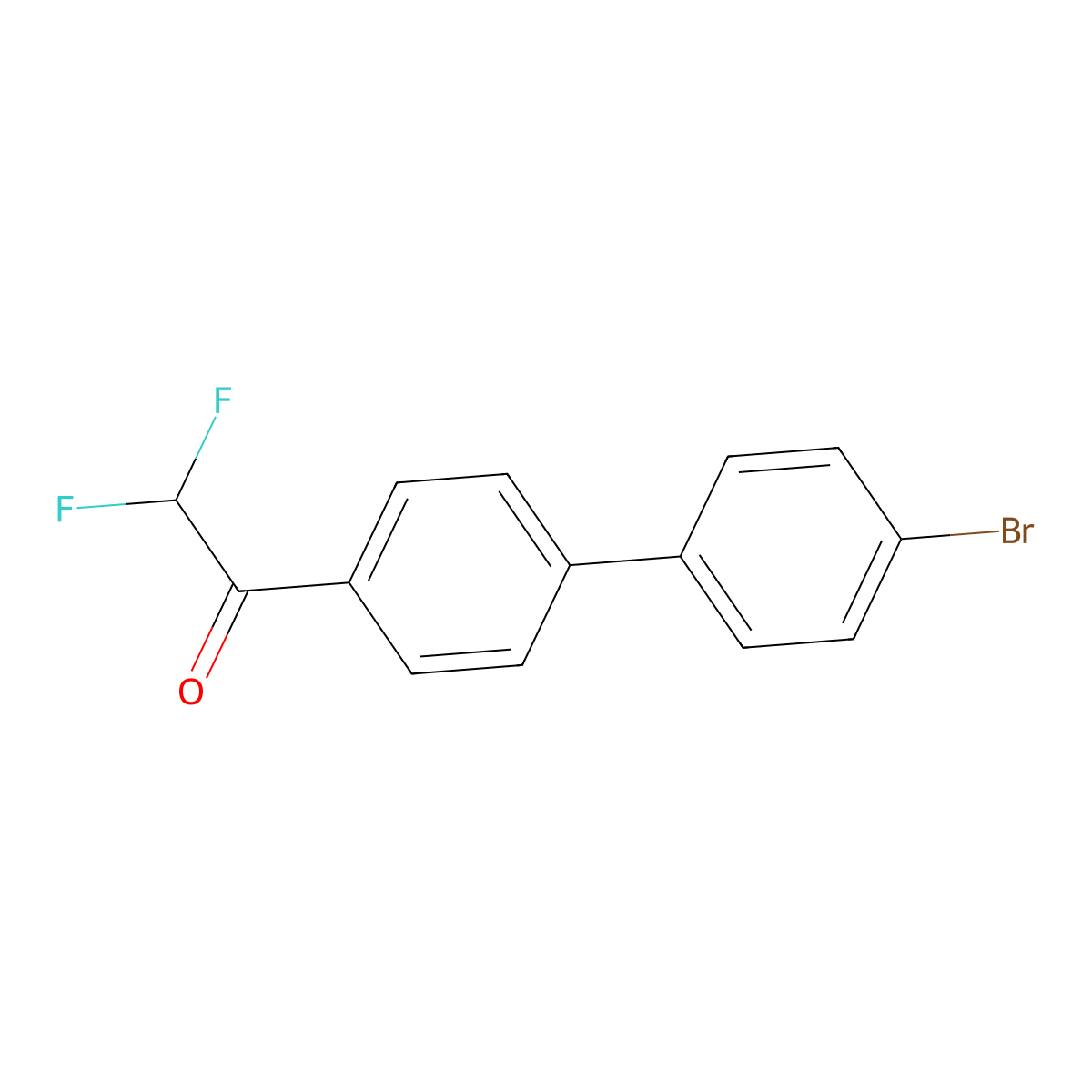 1-(4'-Bromo-[1,1'-biphenyl]-4-yl)-2,2-difluoroethanone molecular structure, CAS 1027169-86-3
