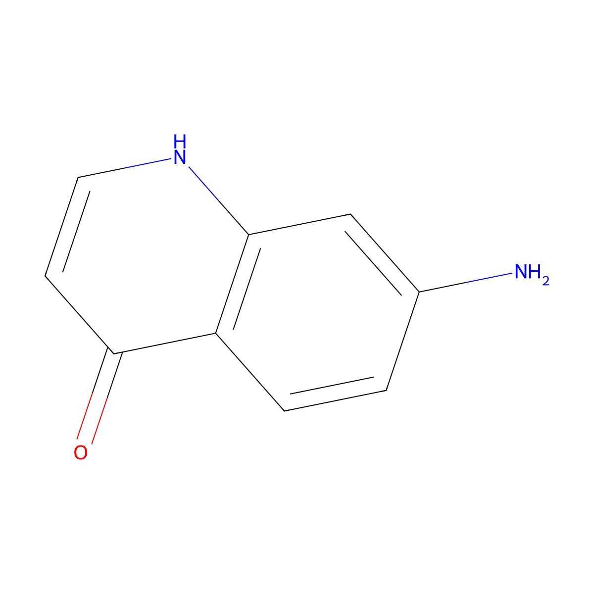 7-Aminoquinolin-4-ol molecular structure, CAS 1027189-62-3