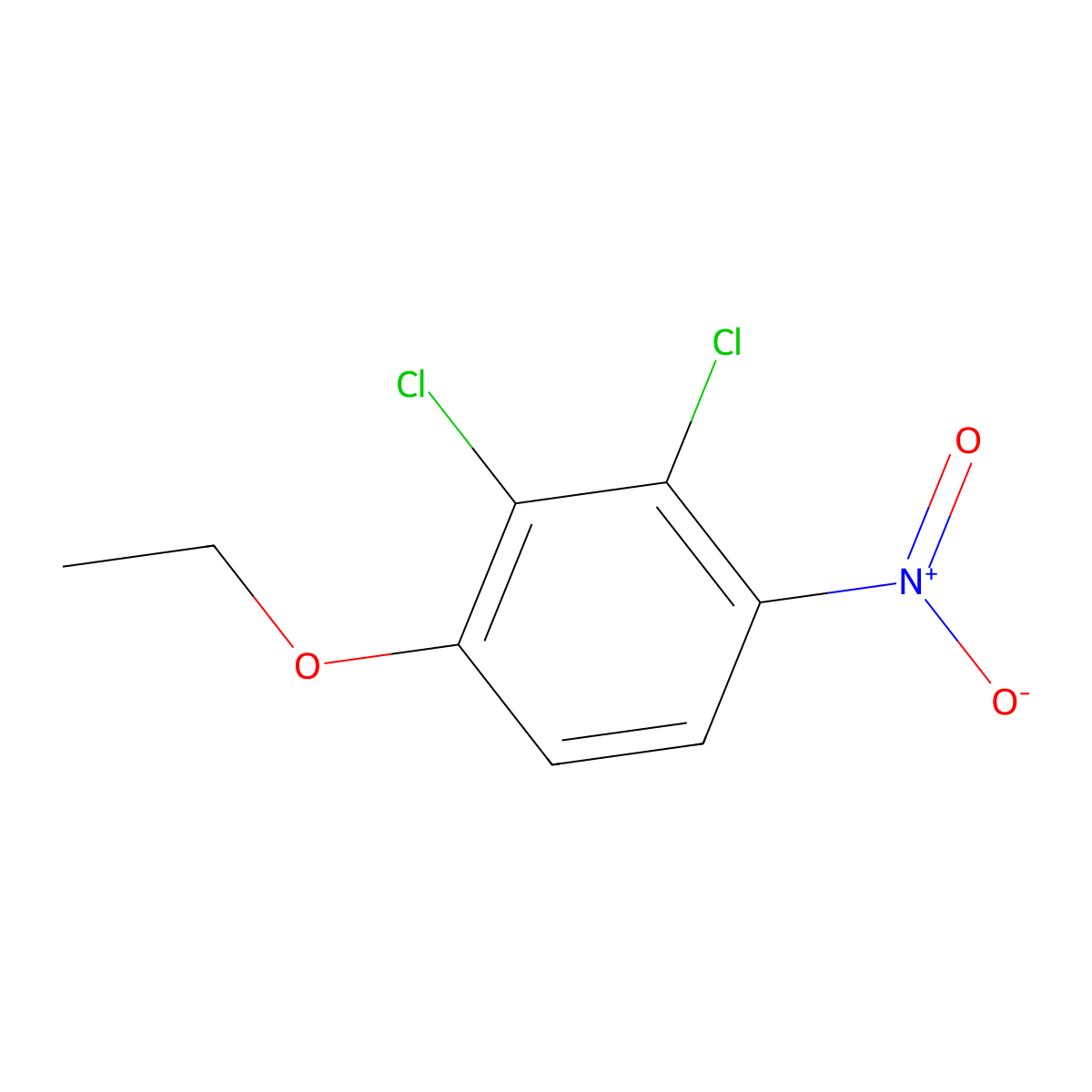 1,2-Dichloro-3-ethoxy-6-nitrobenzene molecular structure, CAS 1027242-14-3