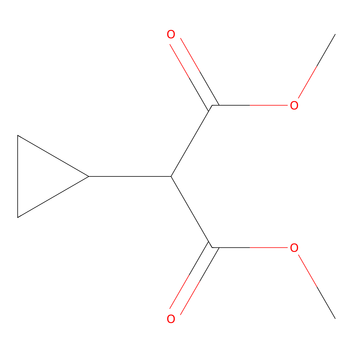 Dimethyl cyclopropylmalonate molecular structure, CAS 1027265-79-7
