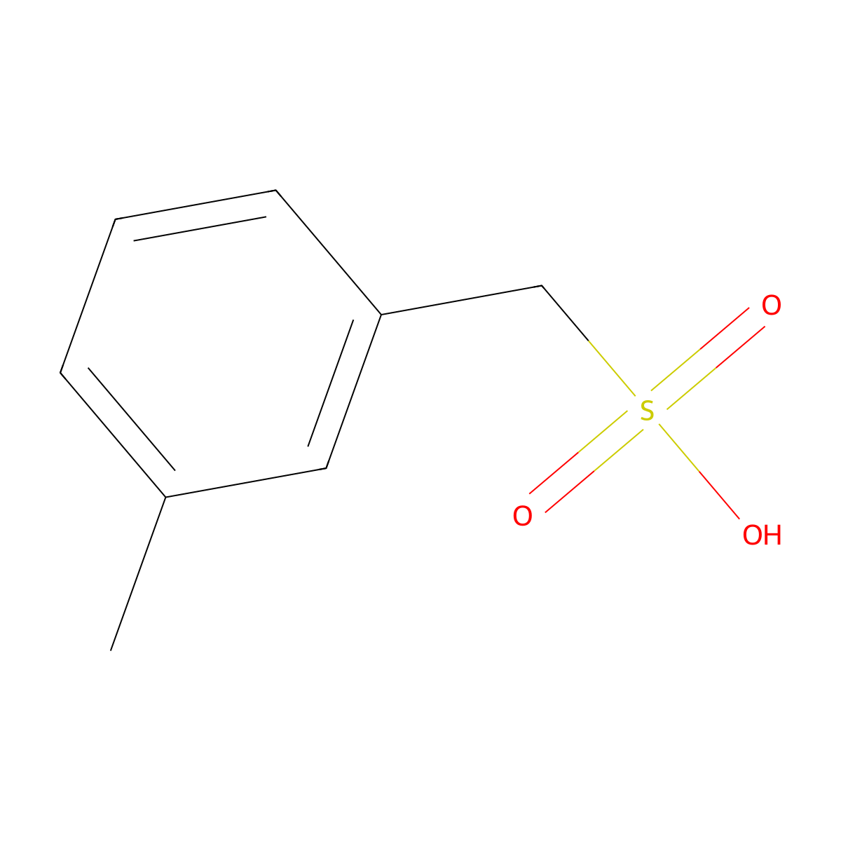 (3-methylphenyl)methanesulfonic Acid molecular structure, CAS 1027313-60-5