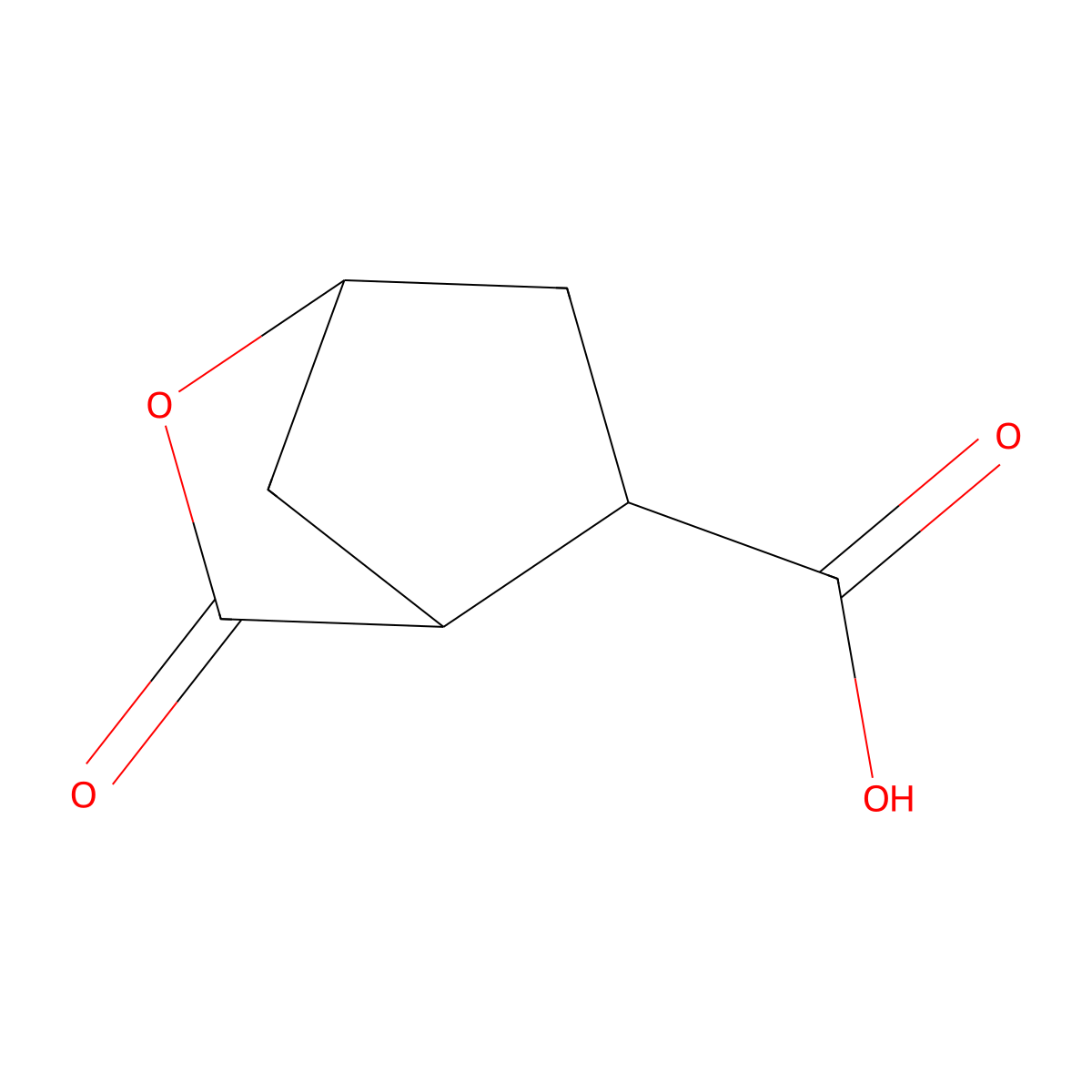3-Oxo-2-oxabicyclo[2.2.1]heptane-5-carboxylic acid molecular structure, CAS 1027355-51-6