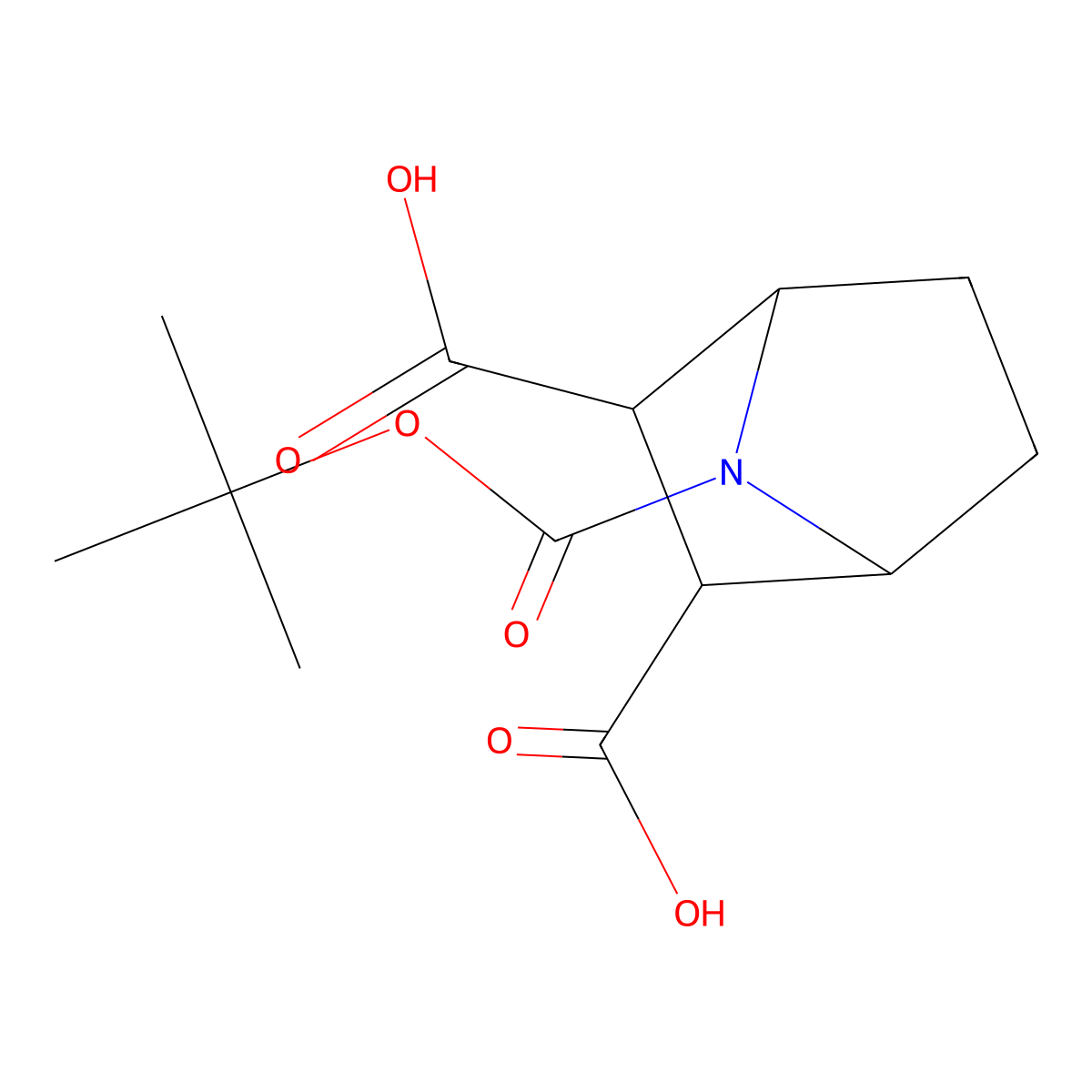 (1R,2R,3S,4S)-7-[(tert-butoxy)carbonyl]-7-azabicyclo[2.2.1]heptane-2,3-dicarboxylic acid molecular structure, CAS 1027401-00-8