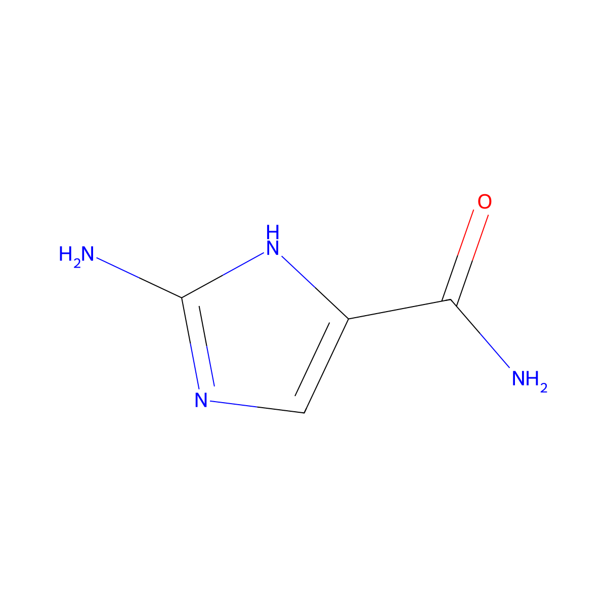 2-amino-1H-Imidazole-5-carboxamide molecular structure, CAS 1027415-52-6