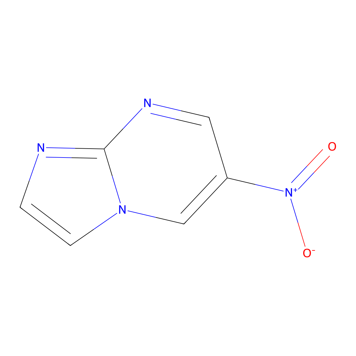 6-Nitroimidazo[1,2-a]pyrimidine molecular structure, CAS 1027511-37-0