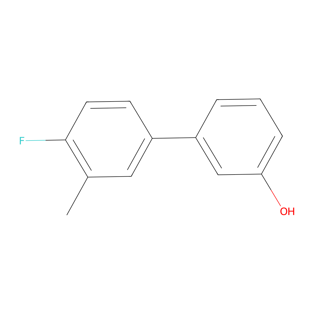 3-(4-Fluoro-3-methylphenyl)phenol molecular structure, CAS 1027601-45-1