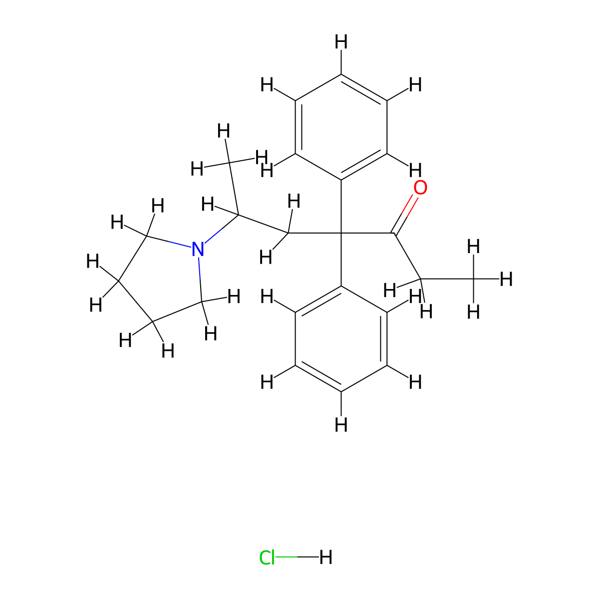 Dipyanone (hydrochloride) molecular structure, CAS 102762-20-9