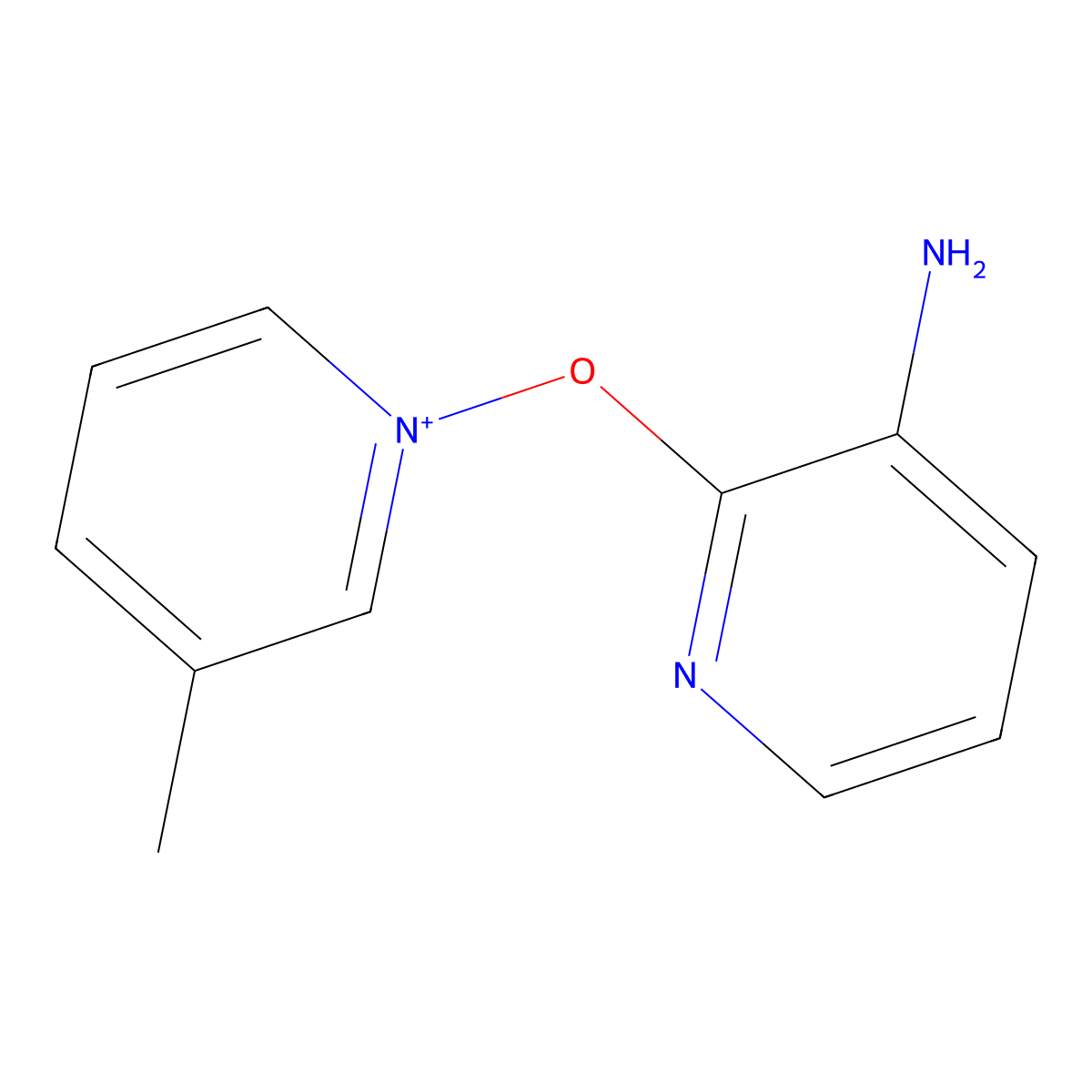 1-[(3-Amino-2-pyridinyl)oxy]-3-methylpyridinium molecular structure, CAS 1027630-70-1
