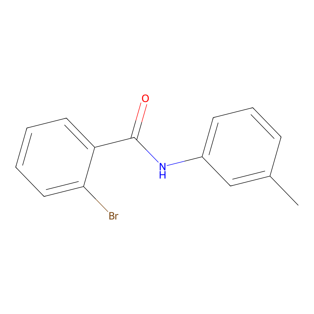 2-Bromo-N-M-tolyl-benzamide molecular structure, CAS 10278-30-5