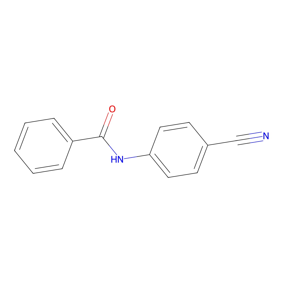 4'-Cyanobenzanilide molecular structure, CAS 10278-46-3