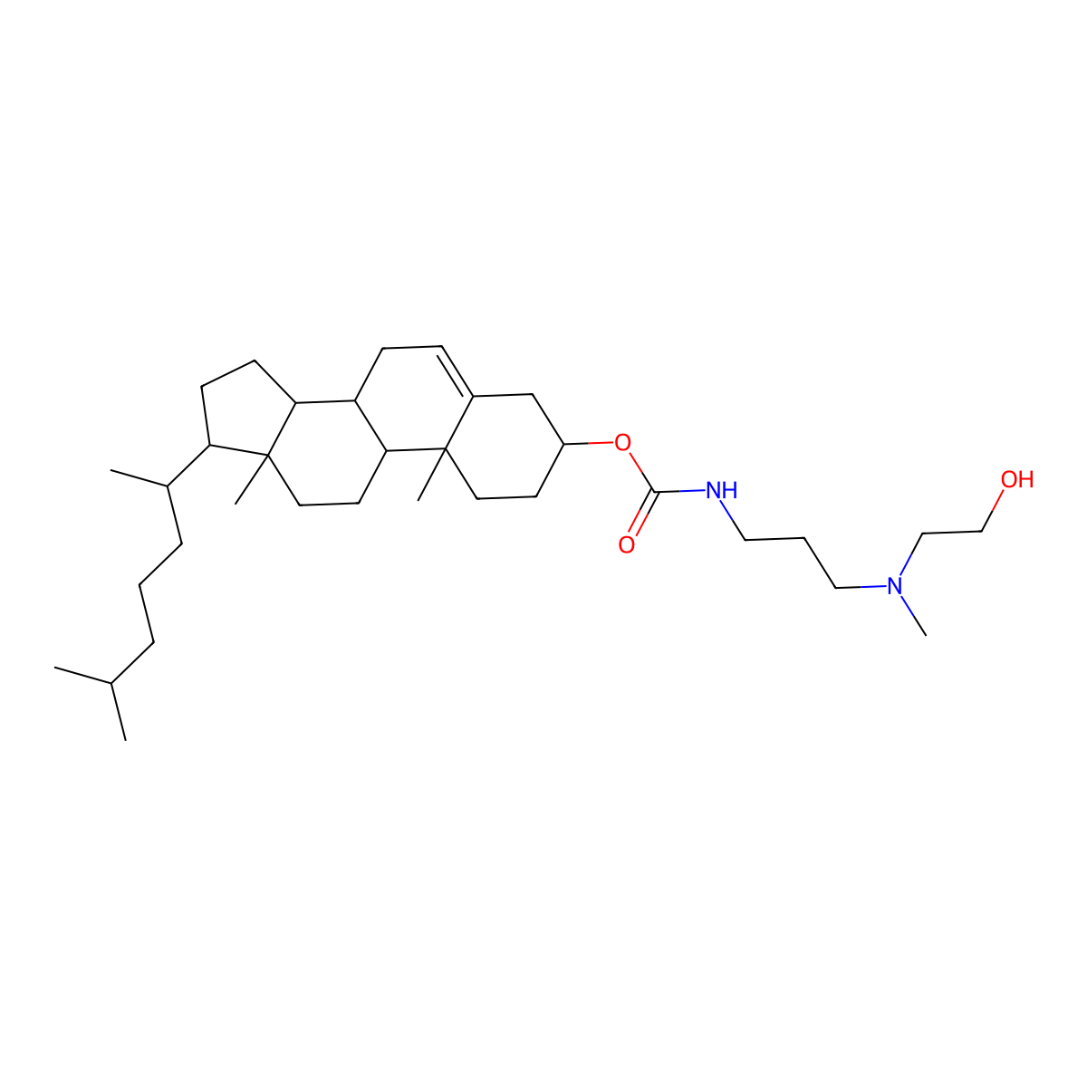 MHAPC-Chol molecular structure, CAS 1027801-74-6