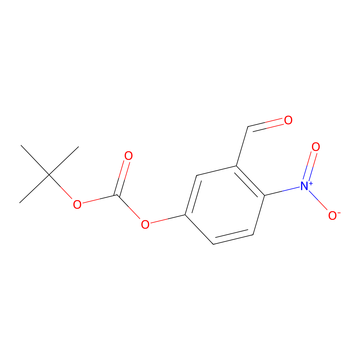 tert-Butyl (3-formyl-4-nitrophenyl) carbonate molecular structure, CAS 1027818-09-2