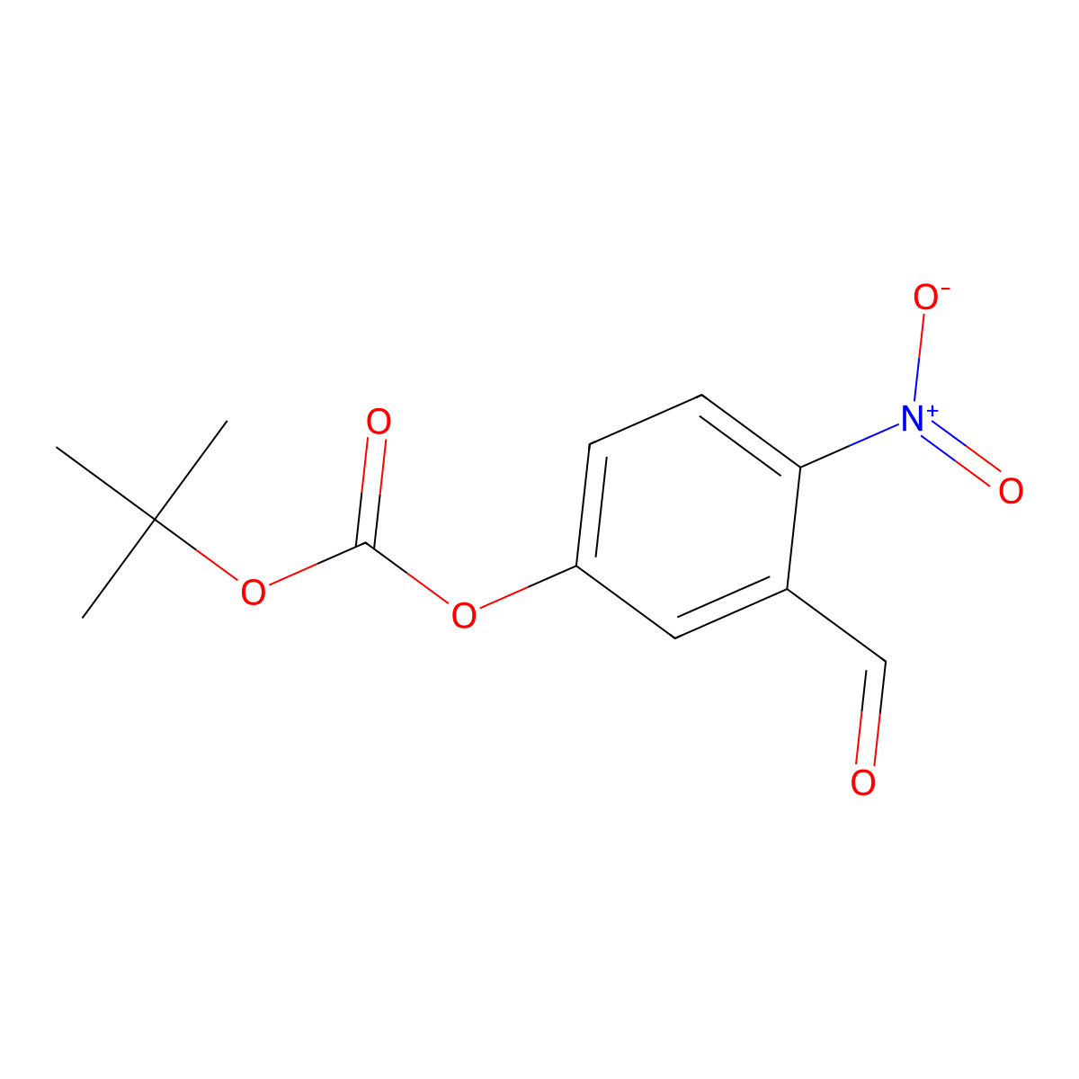 tert-Butyl (3-formyl-4-nitrophenyl) carbonate molecular structure, CAS 1027818-09-2