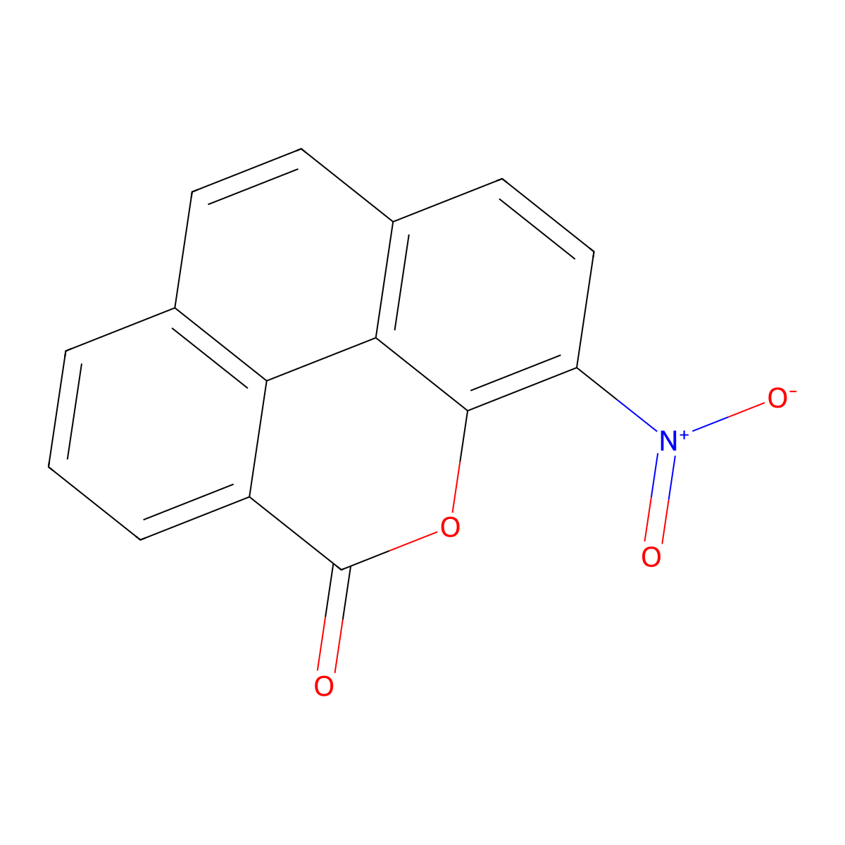 3-Nitro-5H-phenanthro(4,5-bcd)pyran-5-one molecular structure, CAS 102791-34-4