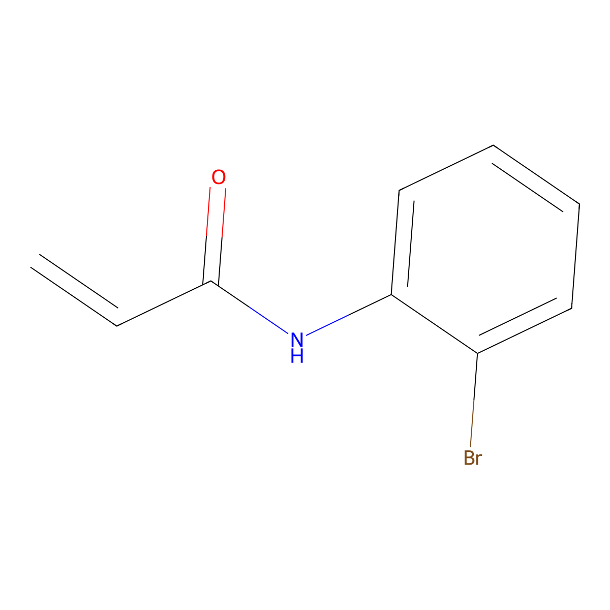 N-(2-Bromophenyl)prop-2-enamide molecular structure, CAS 102804-43-3