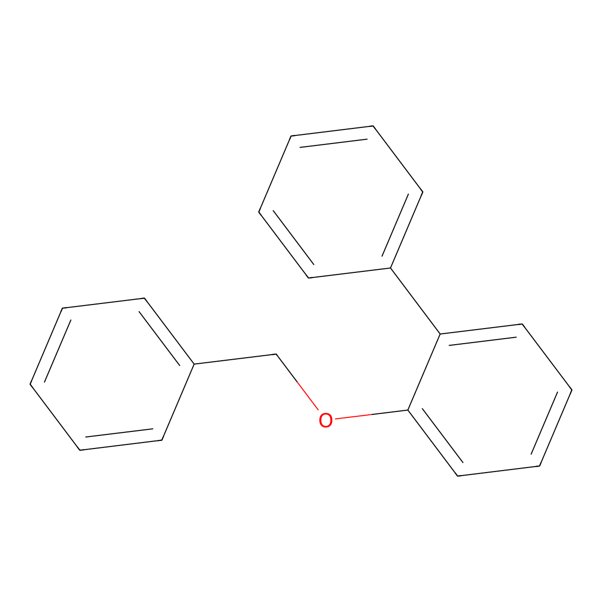 Benzyl 2-Biphenylyl Ether molecular structure, CAS 102806-25-7