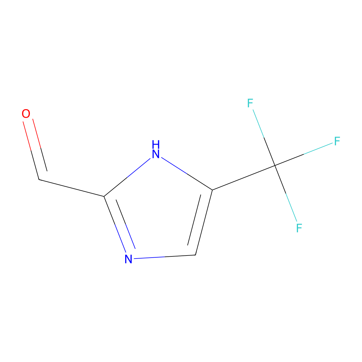 5-(Trifluoromethyl)-1H-imidazole-2-carbaldehyde molecular structure, CAS 102808-02-6