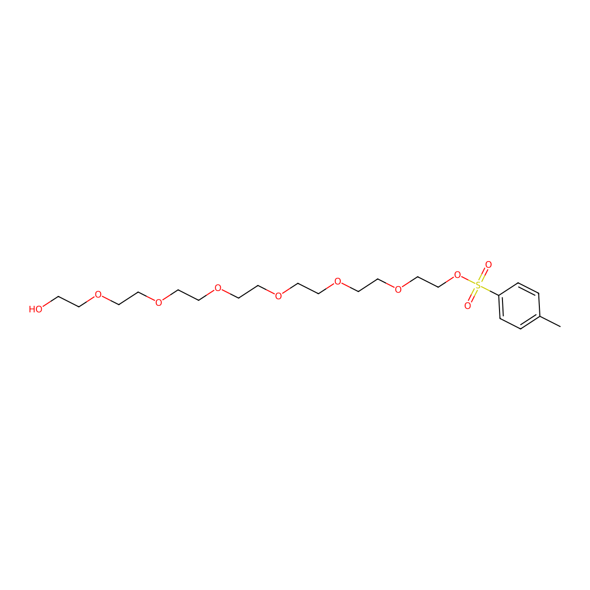 Tos-PEG7-OH molecular structure, CAS 1028089-05-5