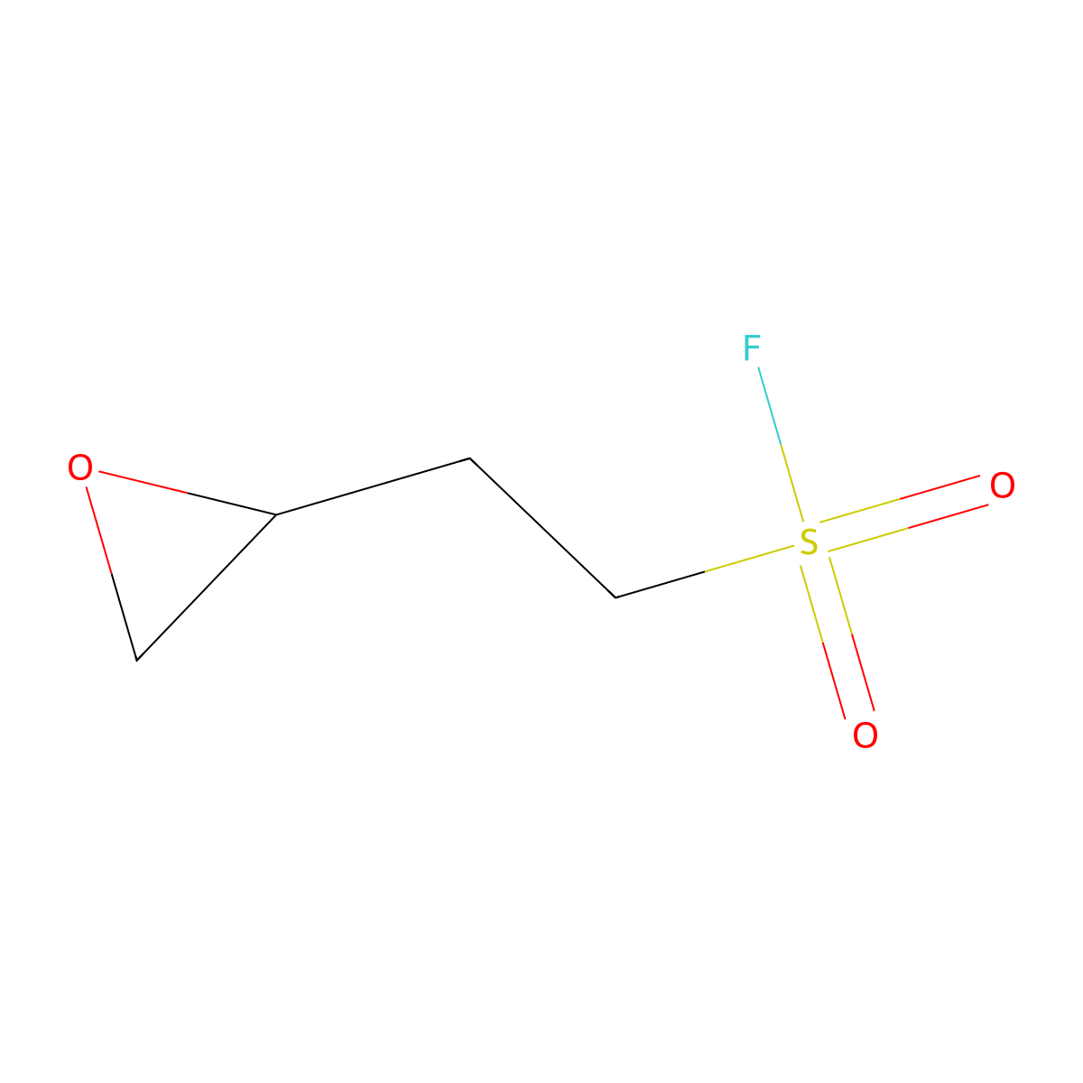 2-(Oxiran-2-yl)ethane-1-sulfonyl fluoride molecular structure, CAS 1028099-81-1