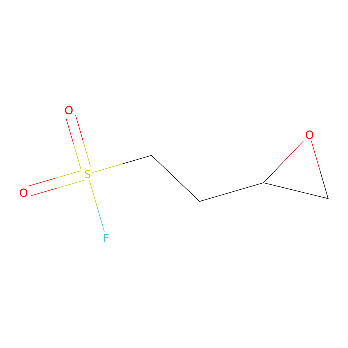 2-(Oxiran-2-yl)ethane-1-sulfonyl fluoride molecular structure, CAS 1028099-81-1
