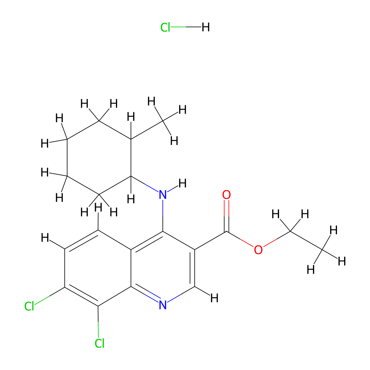 C19H23Cl3N2O2 molecular structure, CAS 1028127-52-7