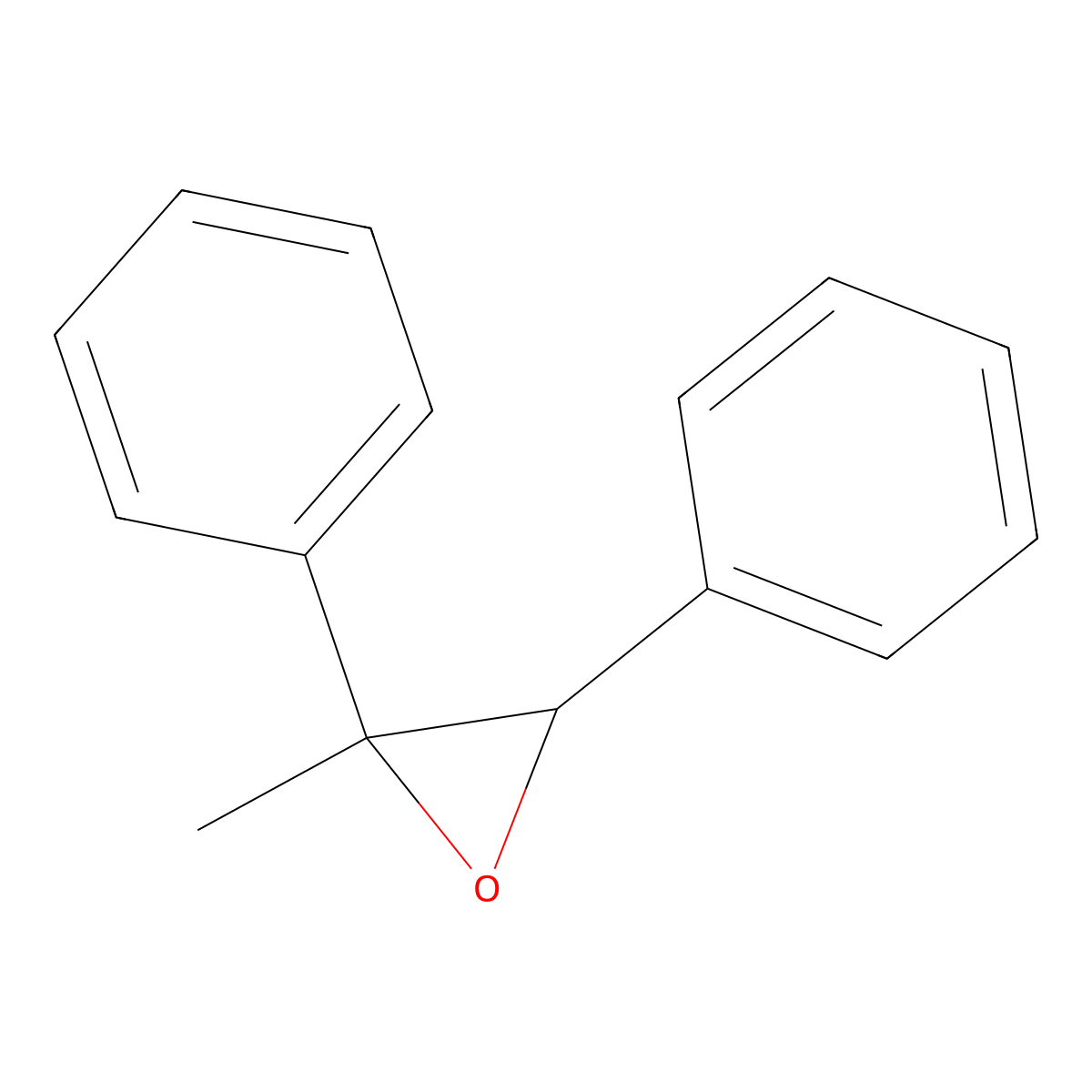 2-Methyl-2,3-diphenyloxirane molecular structure, CAS 10282-18-5