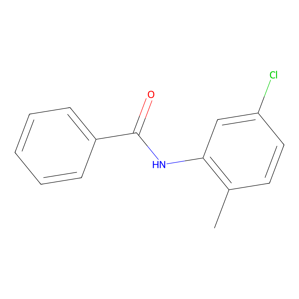 N-(5-chloro-2-methylphenyl)benzamide molecular structure, CAS 10282-51-6