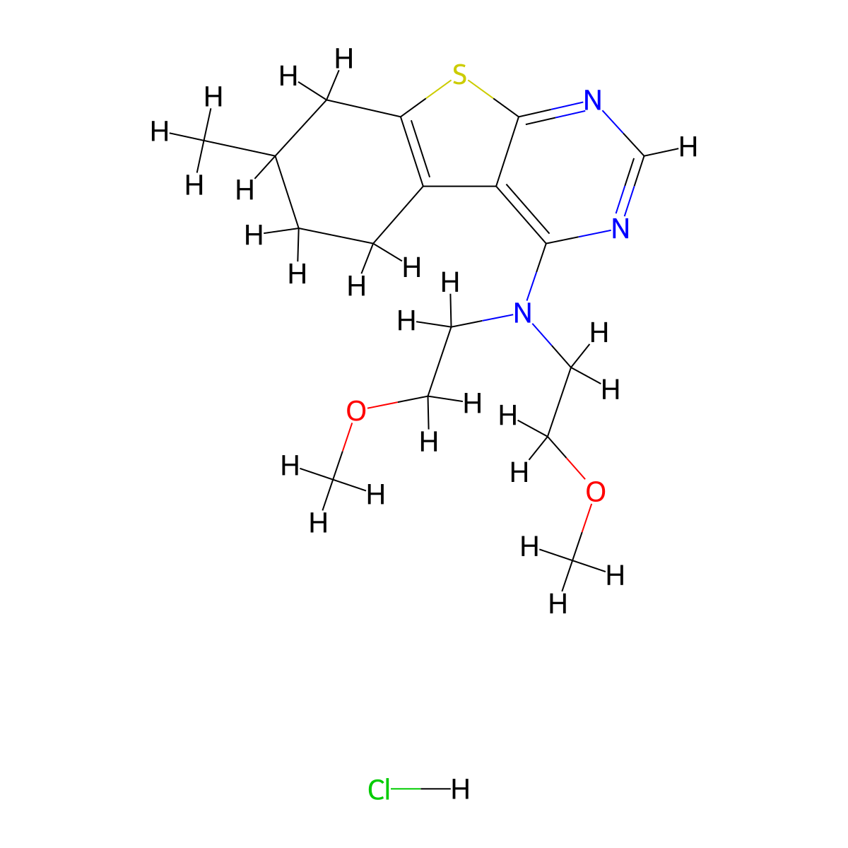 C17H26ClN3O2S molecular structure, CAS 1028202-32-5