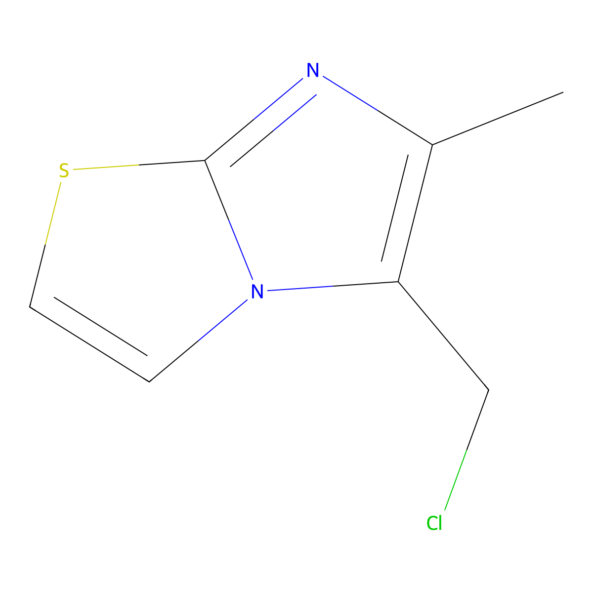 5-(Chloromethyl)-6-methylimidazo[2,1-b][1,3]thiazole molecular structure, CAS 1028262-92-1