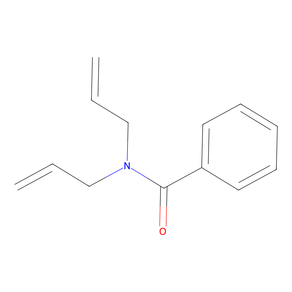 N,N-diallylbenzamide molecular structure, CAS 10283-70-2