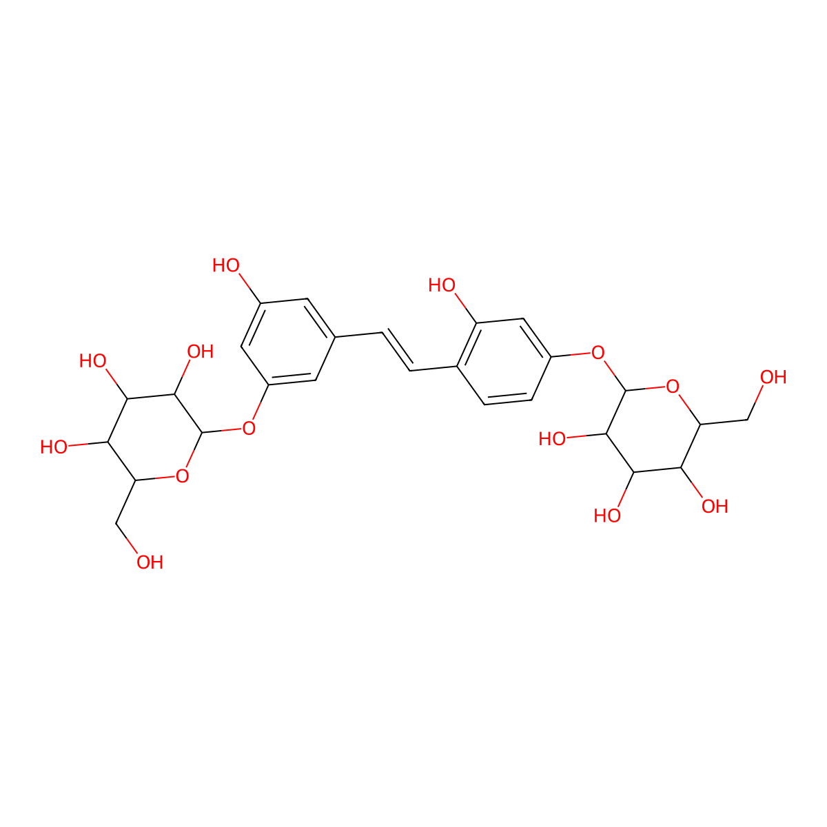 Mulberroside A molecular structure, CAS 102841-42-9
