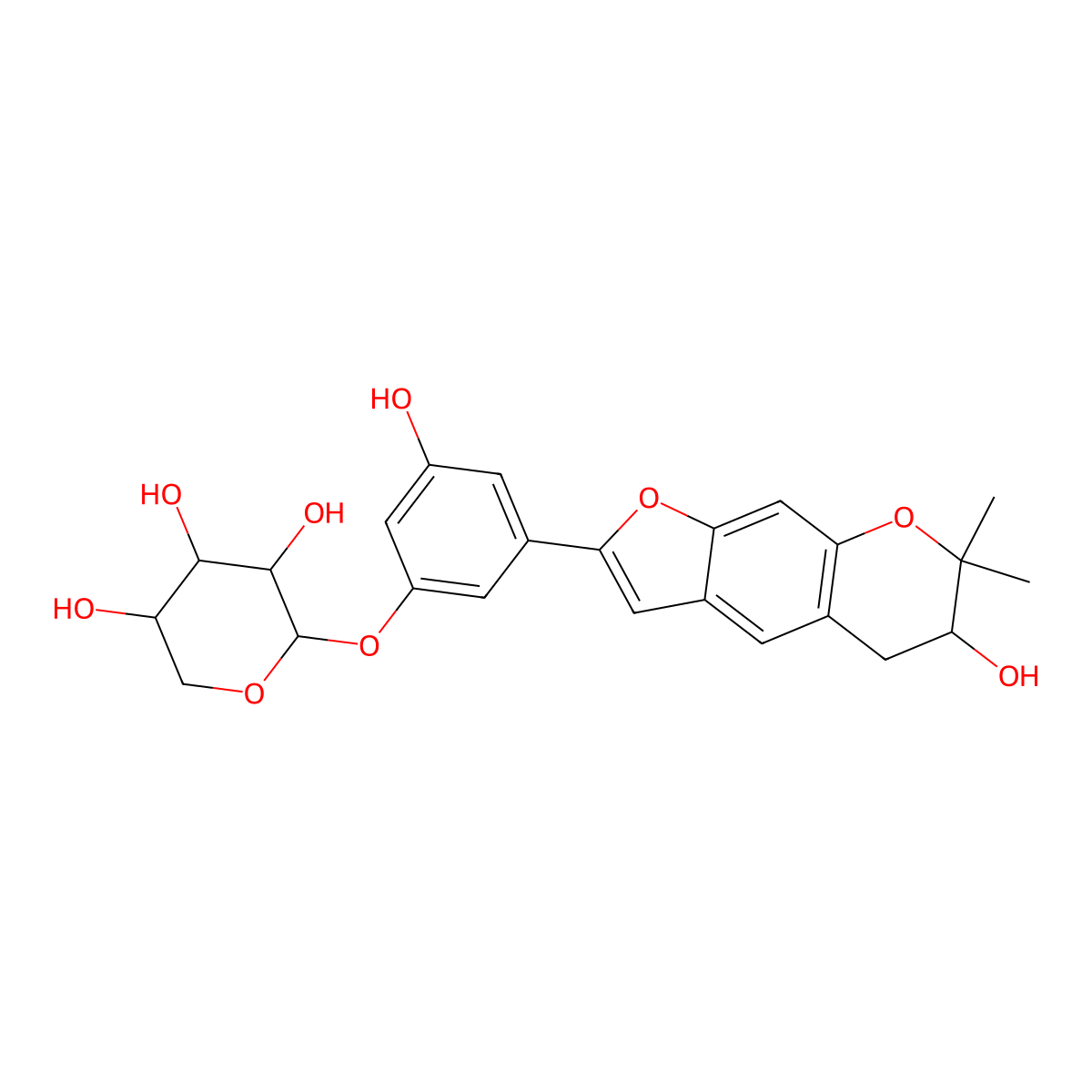Mulberroside C molecular structure, CAS 102841-43-0