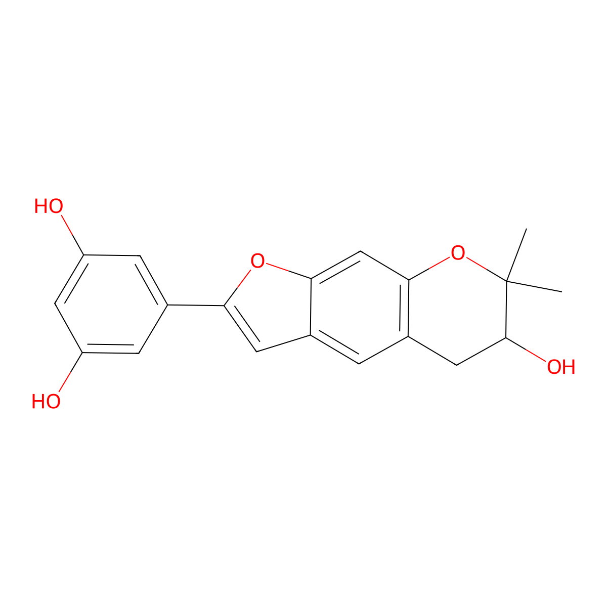Moracin P molecular structure, CAS 102841-46-3