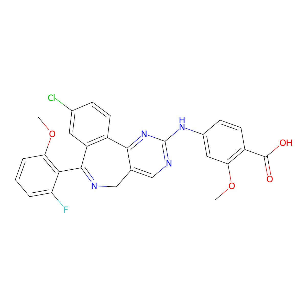 Alisertib molecular structure, CAS 1028486-01-2