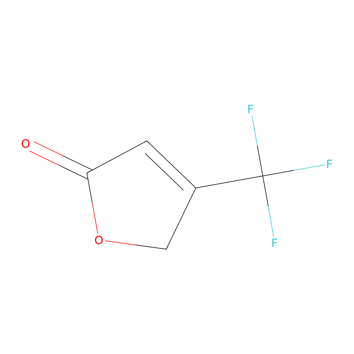 4-(Trifluoromethyl)furan-2(5H)-one molecular structure, CAS 102854-63-7