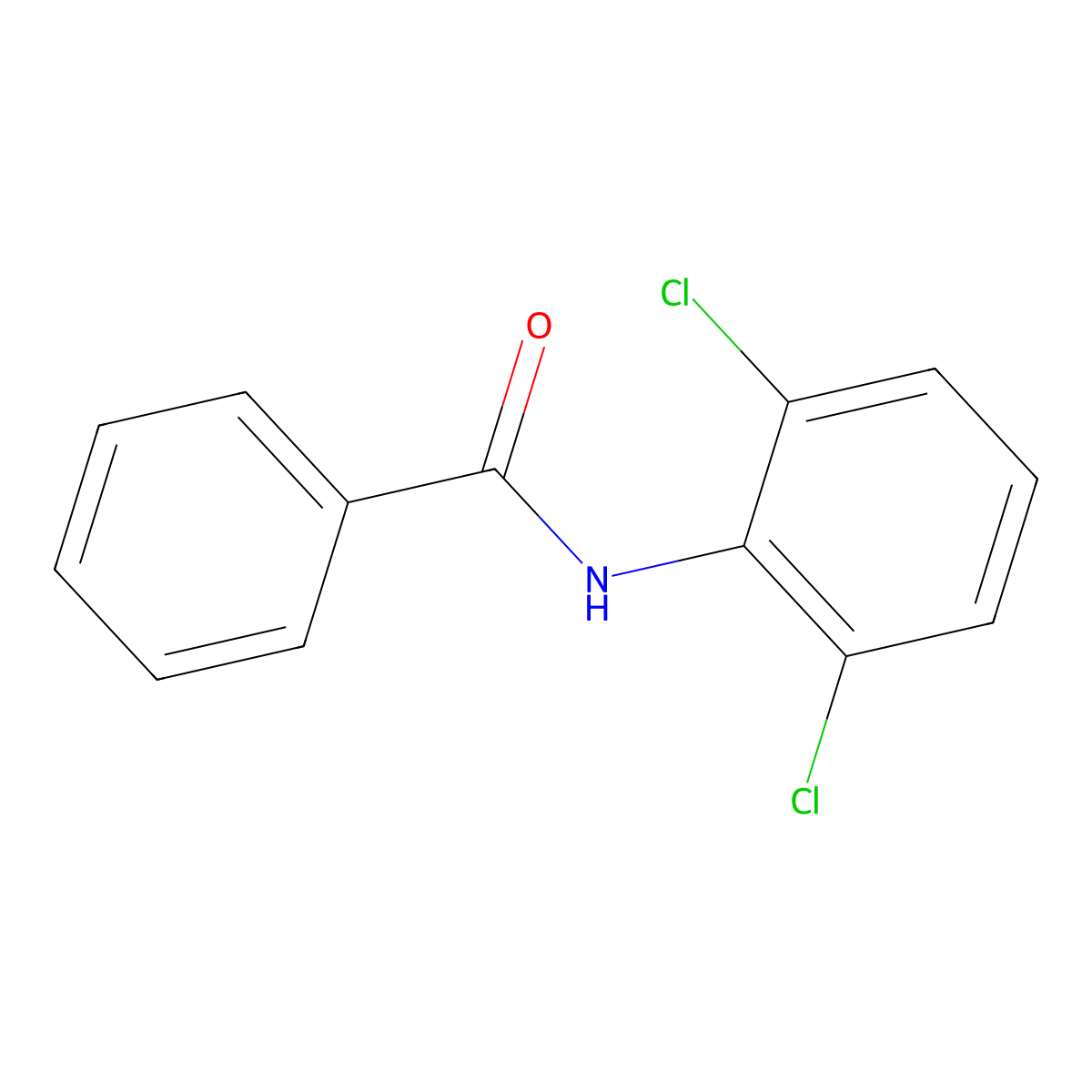 N-(2,6-dichlorophenyl)benzamide molecular structure, CAS 10286-88-1