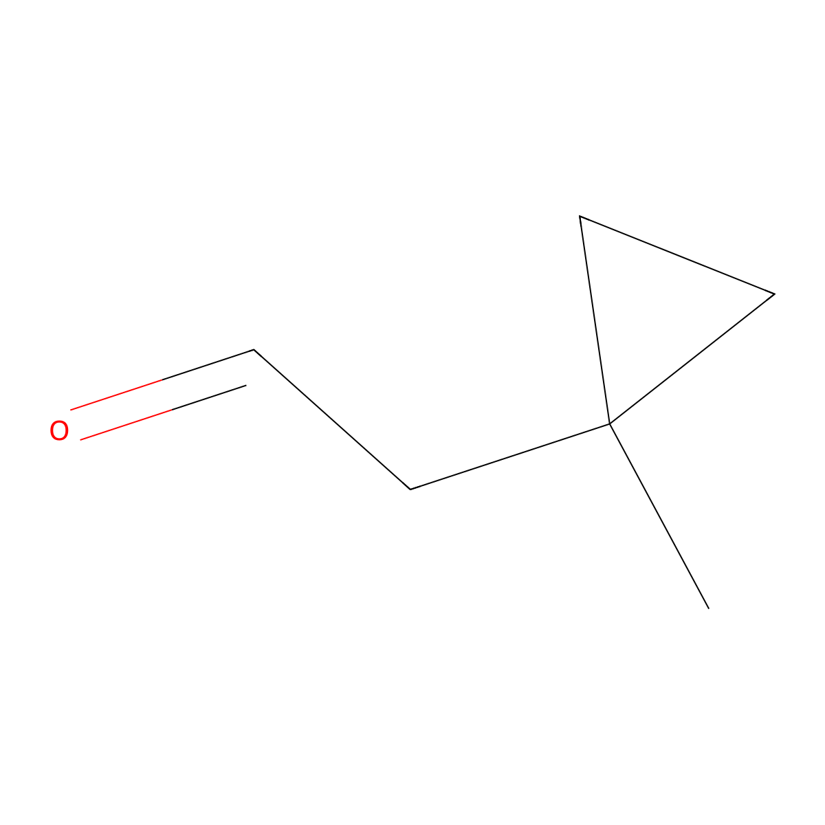 2-(1-Methylcyclopropyl)acetaldehyde molecular structure, CAS 102861-46-1