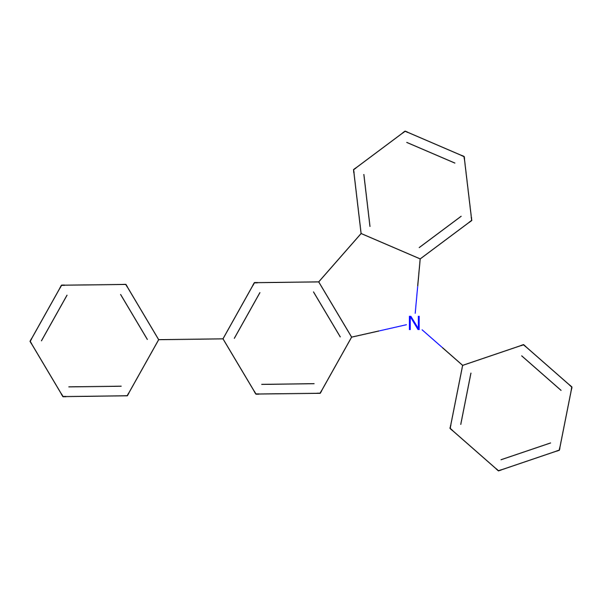 3,9-Diphenyl-9h-carbazole molecular structure, CAS 1028648-09-0