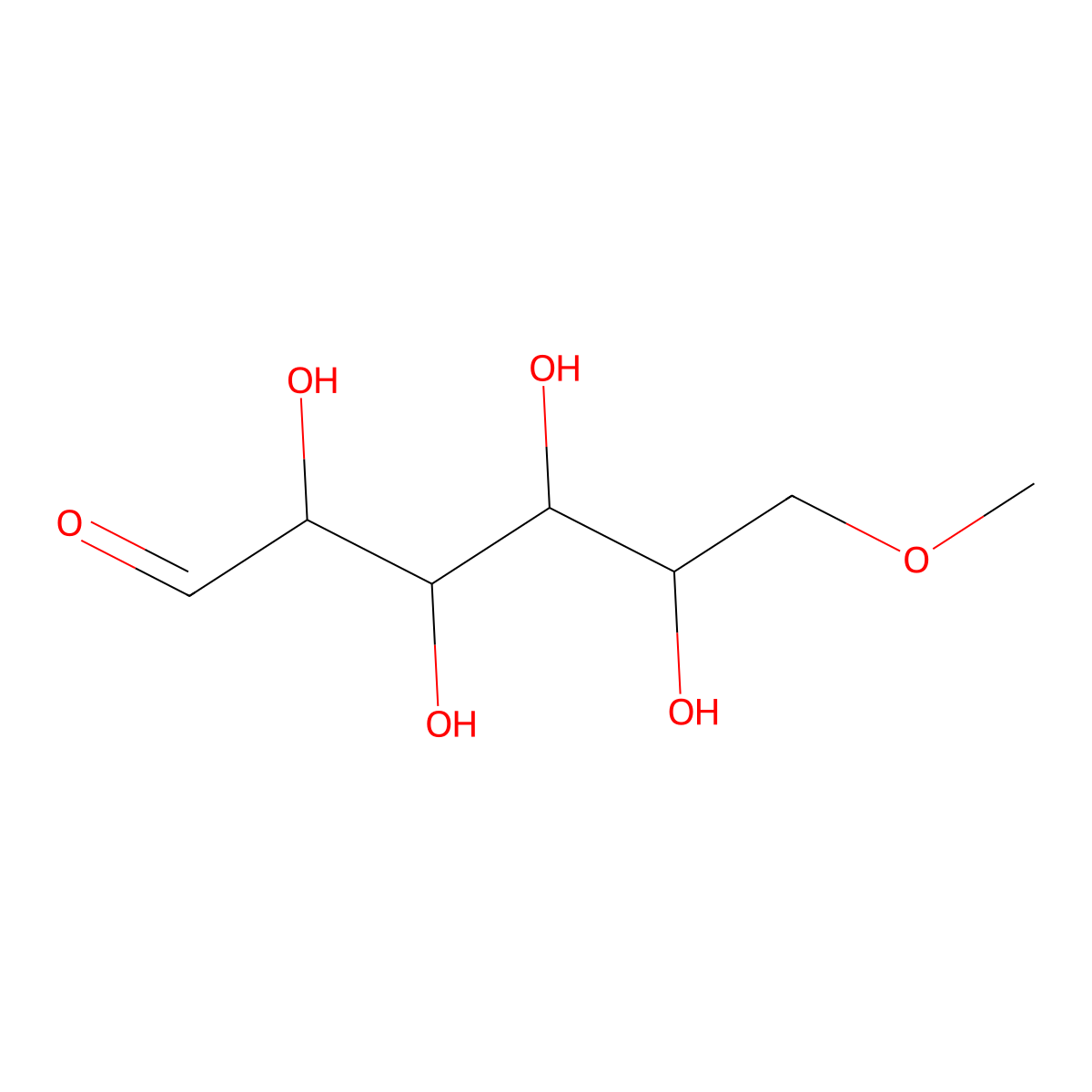 6-O-Methyl-D-glucose molecular structure, CAS 10287-49-7