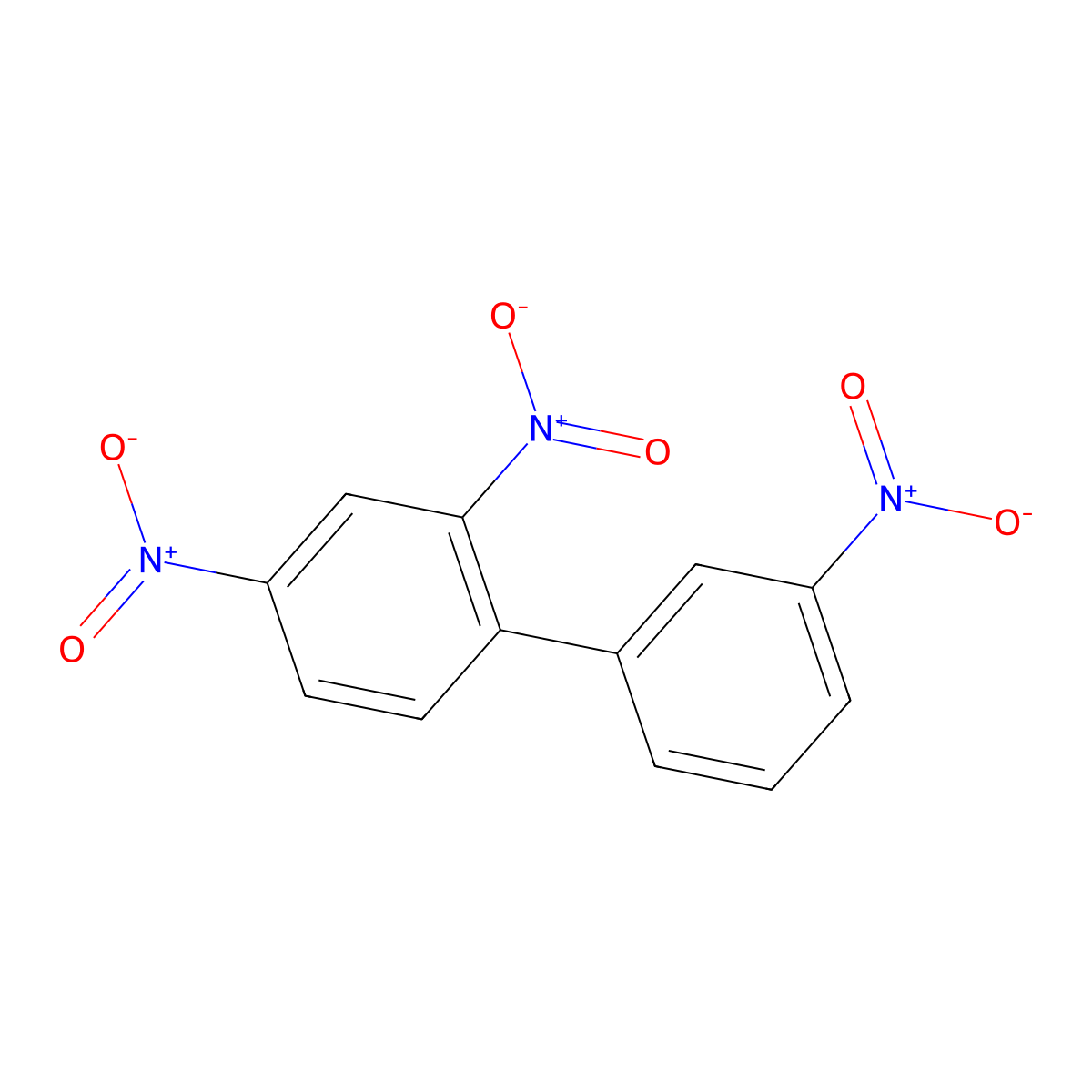2,4,3'-Trinitrobiphenyl molecular structure, CAS 102873-32-5