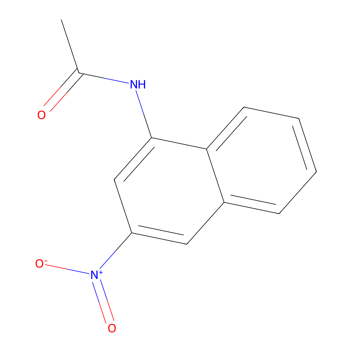 N-(3-nitronaphthalen-1-yl)acetamide molecular structure, CAS 102877-08-7