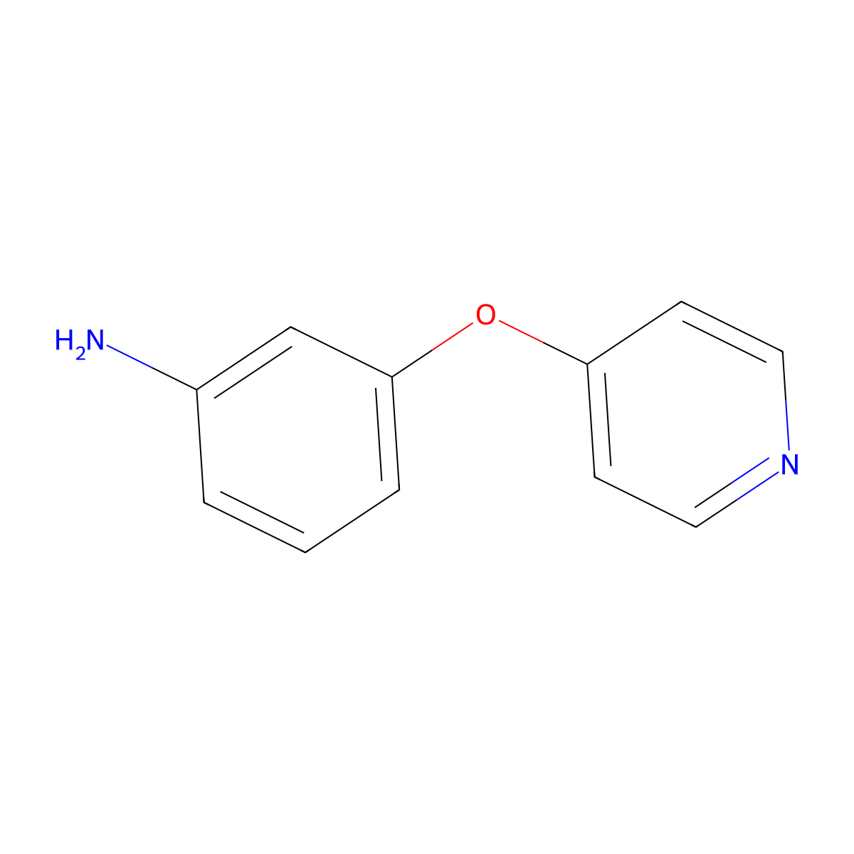 3-(Pyridin-4-yloxy)aniline molecular structure, CAS 102877-77-0