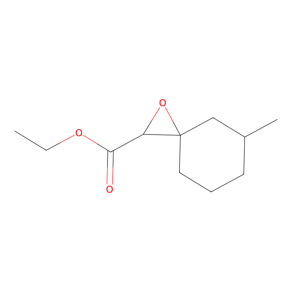 Ethyl 5-methyl-1-oxaspiro[2.5]octane-2-carboxylate molecular structure, CAS 102877-84-9