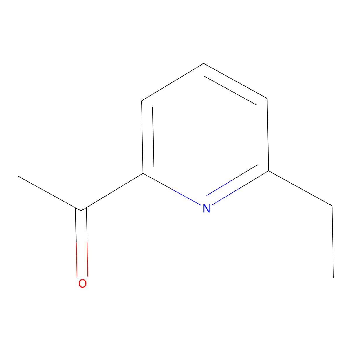 1-(6-Ethylpyridin-2-yl)ethan-1-one molecular structure, CAS 102878-26-2