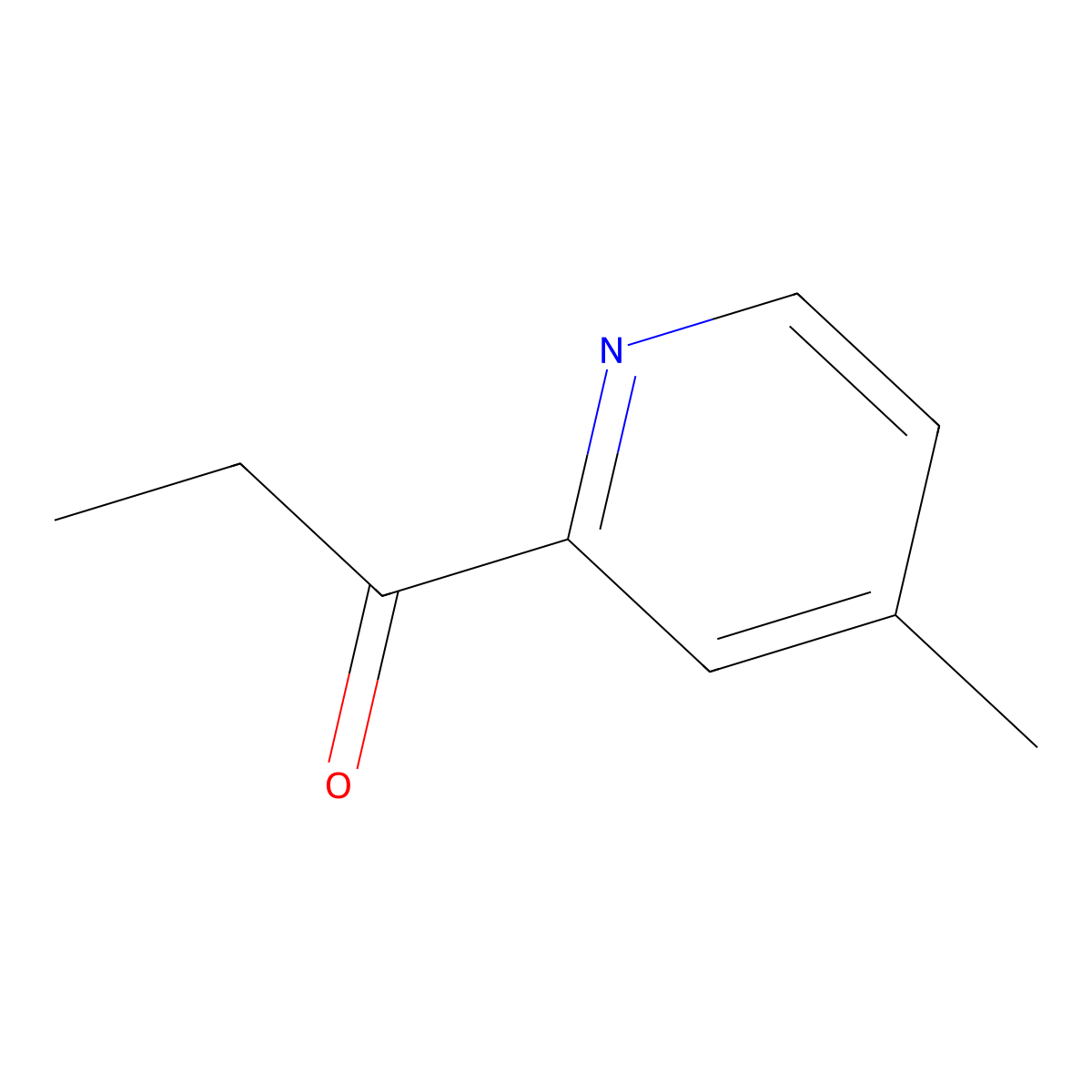 1-(4-Methylpyridin-2-yl)propan-1-one molecular structure, CAS 102878-30-8
