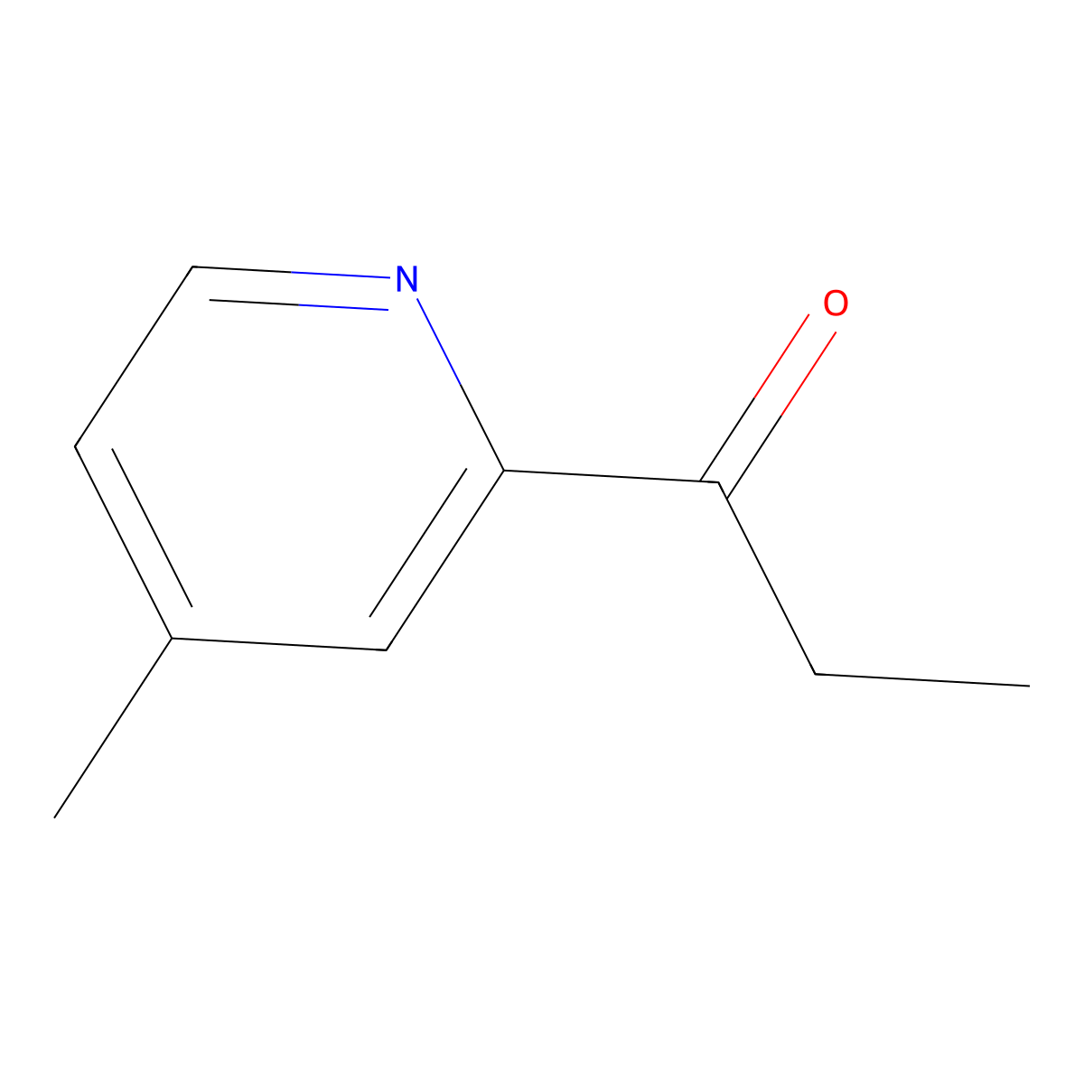 1-(4-Methylpyridin-2-yl)propan-1-one molecular structure, CAS 102878-30-8
