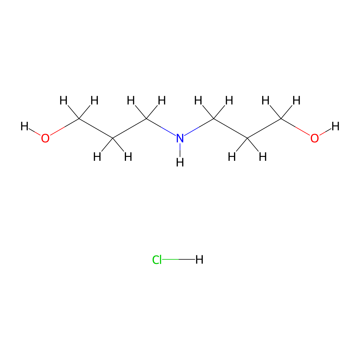 3,3'-Azanediyldipropan-1-ol hydrochloride molecular structure, CAS 102878-91-1